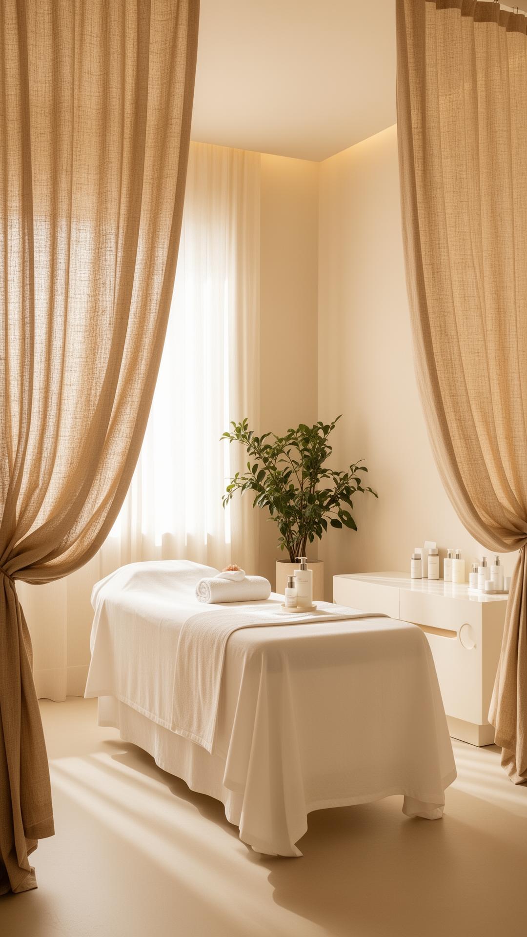Calm treatment room